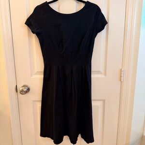 Classic Black Fit-and-Flare Dress - Women Mint Limit